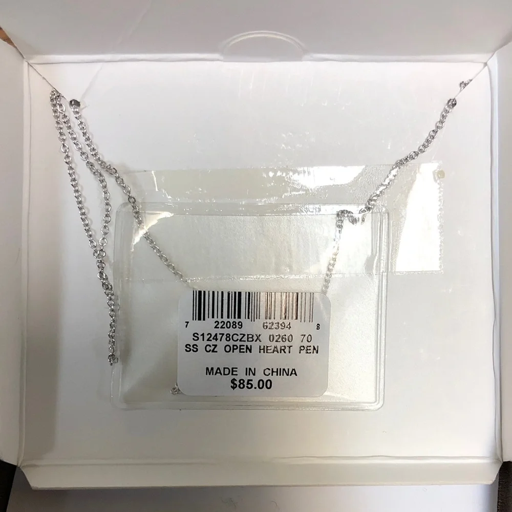 Giani Bernini Sterling Silver Heart Necklace - Picture 4 of 4